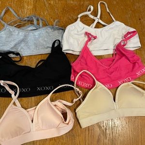 Girls size large bra lot